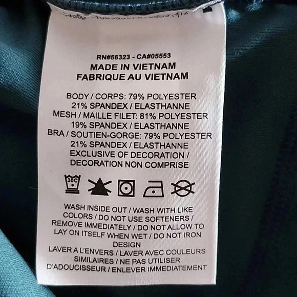 Nike-Crop top colorblock training bra - Picture 8 of 9